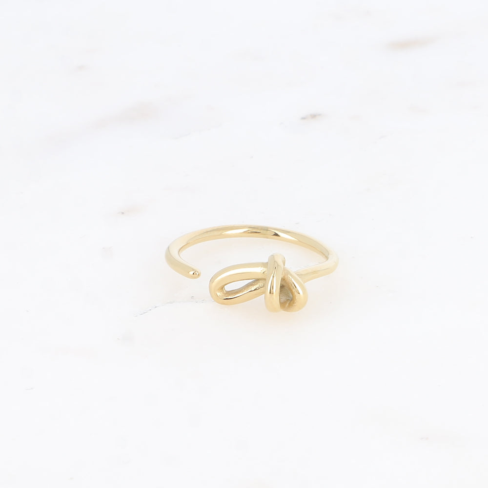 Knot Open Ring β Minimal twist with meaning π«π