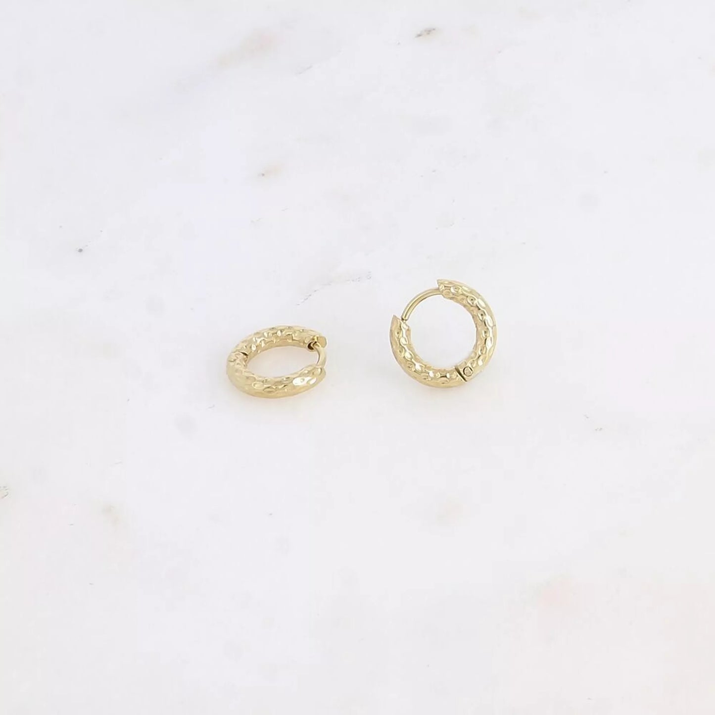 Mini Hammered Hoops β Textured, tiny, totally fierce πβ¨