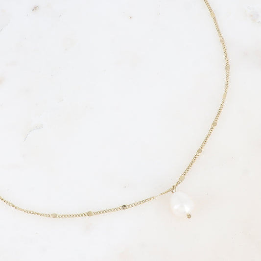 Timeless Freshwater Pearl & Necklace🤍✨