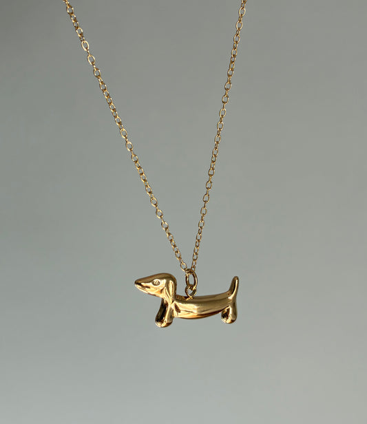 Meet my Dachshund Riley Necklace 🐾✨