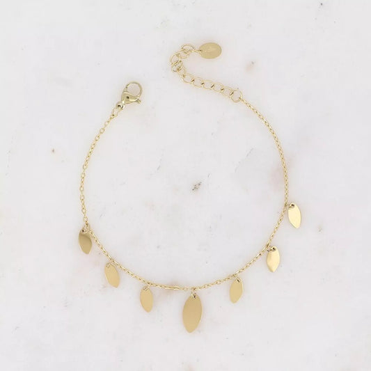 Ovlina Oval Drop Bracelet – Shimmer in Every Step ✨🍃