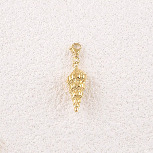 Spiral Shell Charm – Golden glam with seaside soul 🐚✨